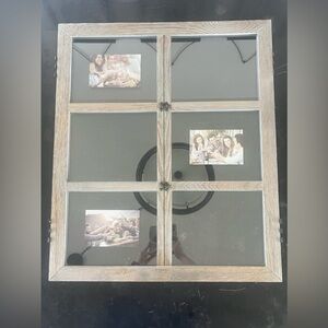 6 Panel Photo Frame - Rustic / Farmhouse Decor - Retails for $100